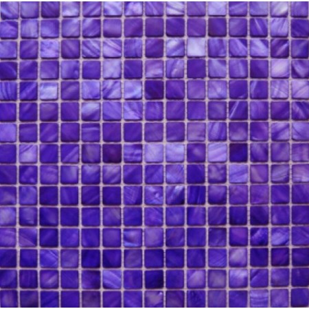 Purple Small Square Shell Mosaic