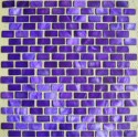 Purple Shell Mosaic Rectangular