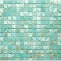 Aqua Blue Shell Mosaic