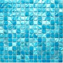 Light Blue Small Square Shell Mosaic 32.7x32.7cm