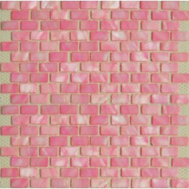 (OHSH-08R) Pink Shell Mosaic Rectangular