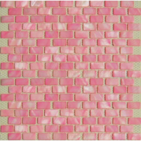Pink Shell Mosaic Rectangular