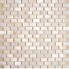 Cream Shell  Mosaic Rectangular