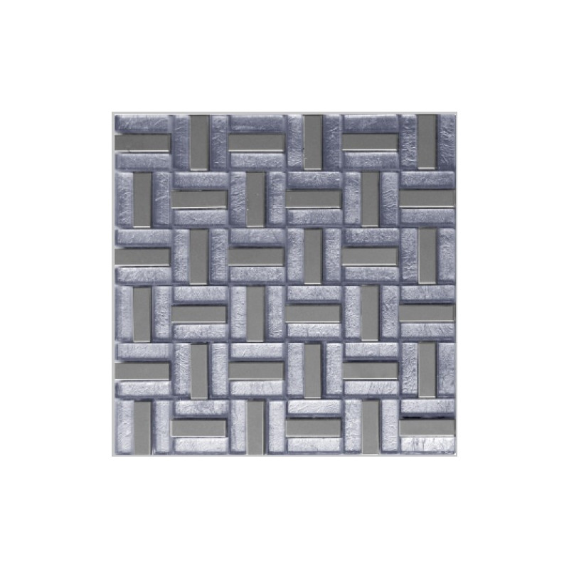 Silver & S/S Leaf Mosaic