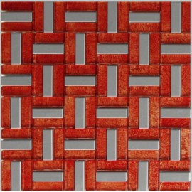 Red & S/S Leaf Mosaic