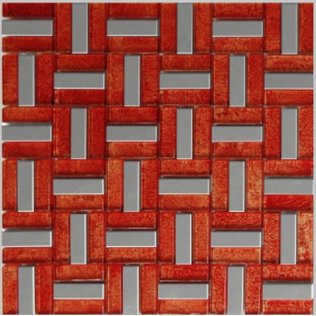 Red & S/S Leaf Mosaic