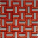 (OHGL-R-07T) Red & S/S Leaf Mosaic