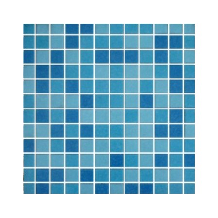 Mixed Blue Glass Mosaic 32.3x32.3cm