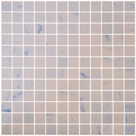 White/Blue Marble Effect Glass Mosaic 32.3x32.3cm YB1131 32X32