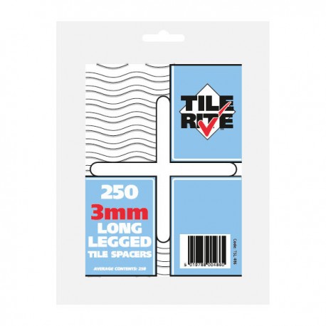 Tile Rite 1000 3mm Bag Long Leg Spacers