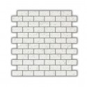 Off- White Mirror Fleck Quartz Mosaics Brick