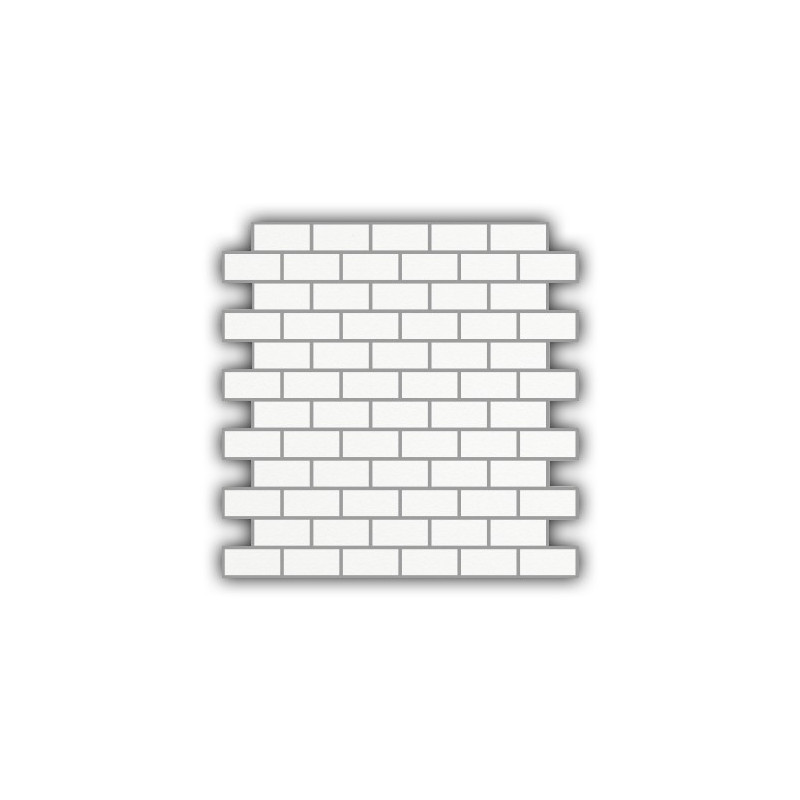 Matt Super White Brick Mosaic