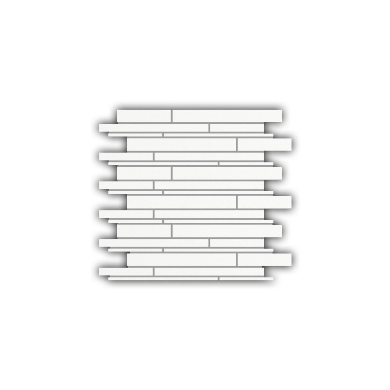 Matt Super White Liner Mosaic