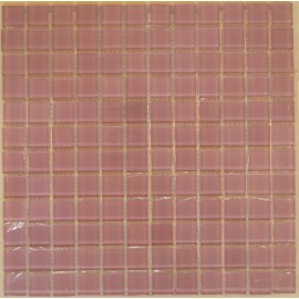 Lilac Small Square Glass Mosaic