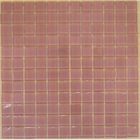 Lilac Small Square Glass Mosaic