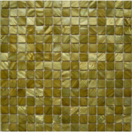 Green Small Square Shell Mosaic 32.5x32.5cm