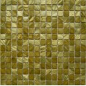 Green Small Square Shell Mosaic