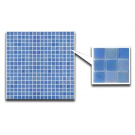 Mixed Light Blue Glass Mosaic