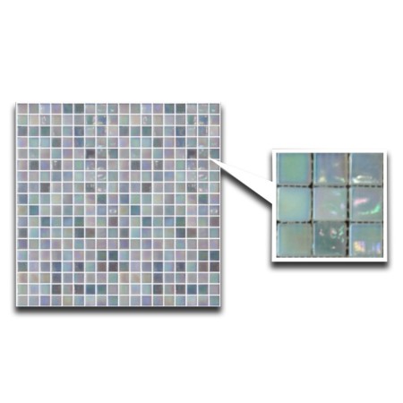 Ice Jade Mixed Green/Blue Glass Mosaics