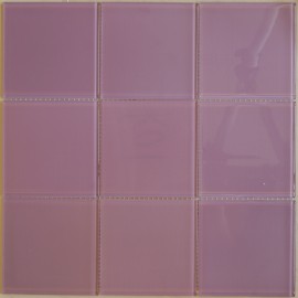 K01 30.5x30.5cm LILAC GLASS MOSAIC K01 30.5x30.5cm