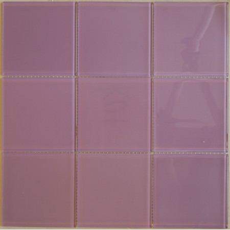 K01 30.5x30.5cm LILAC GLASS MOSAIC