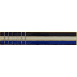 Blue/Navy/White Small Square & Vertical Mosaic 30x30cm Navy/Blue/White Small Square & Vertical Mosaic