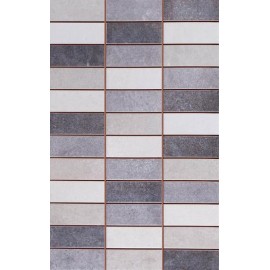 Sal Mosaic Oxy Antracite 25x40