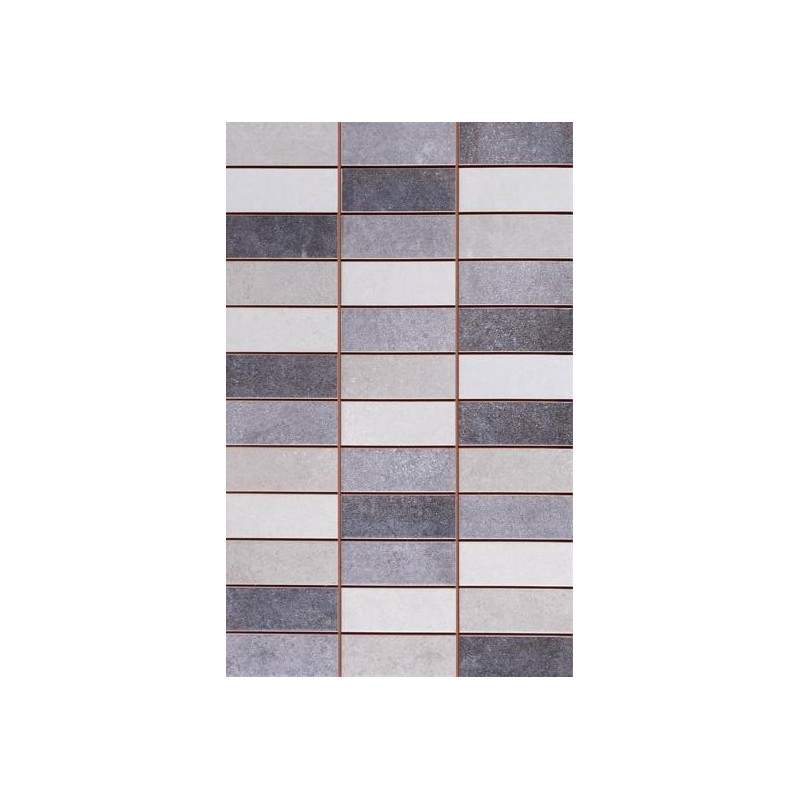 Sal Mosaic Oxy Antracite 25x40