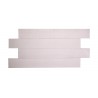 Cream/beige polished border with tide-line effect 7.5x60cm