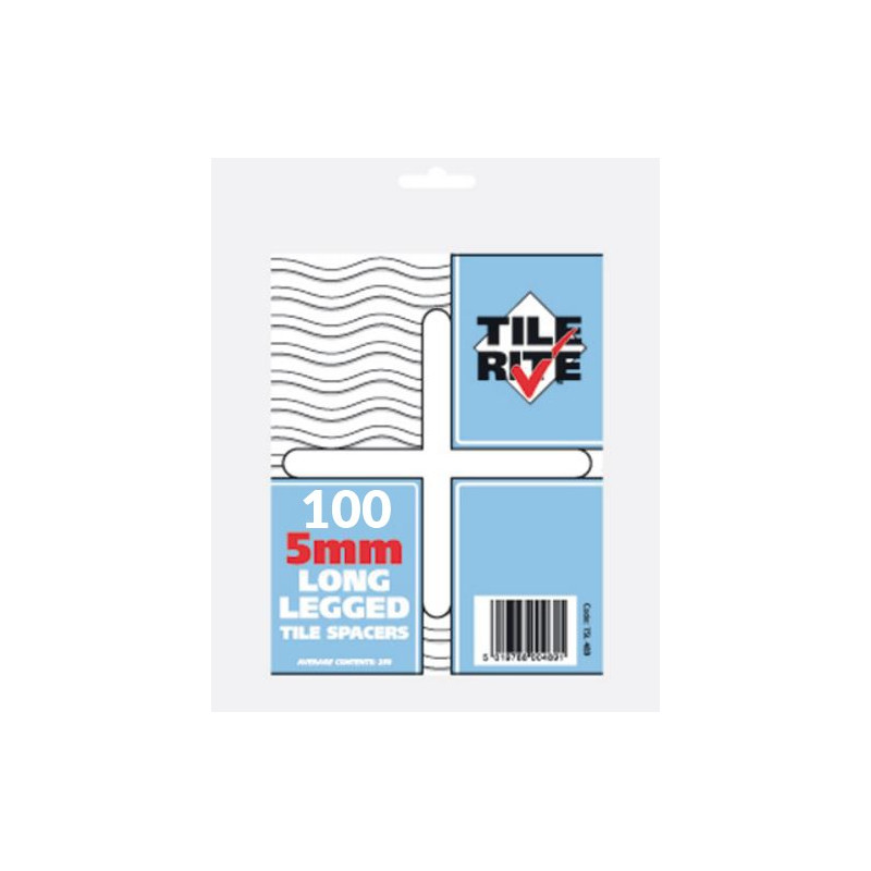 5mm Long Leg Tile Spacers 100