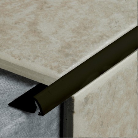 Tile Rite Pro Trim Black 12mm Laporsa Tile Rite Pro Trim Black 12mm