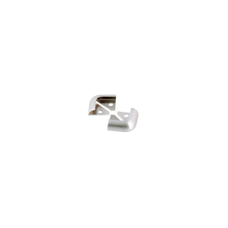 Eco Trim Corners Silver 8mm 2 pack