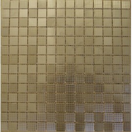 Brushed/Chrome Stainless Steel Mosaic Sample