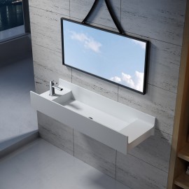 Stone Wall - mounted basin