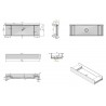 Stone Wall - mounted basin