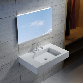 Stone Wall - mounted basin