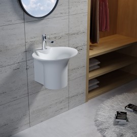 Stone Wall - mounted basin