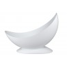 Moon Sculptural Freestanding Polystone Bath – 1800mm Gloss White