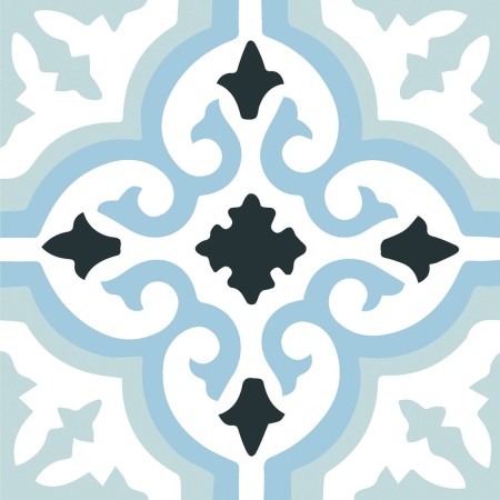 Pattern Lancaster Blue 45x45