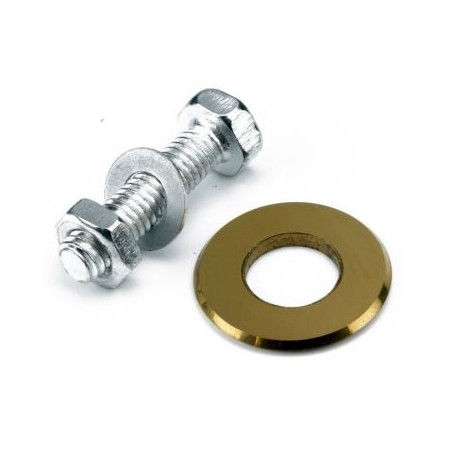 Titanium coated tungsten carbide manual tile cutter wheel with fixing bolt
