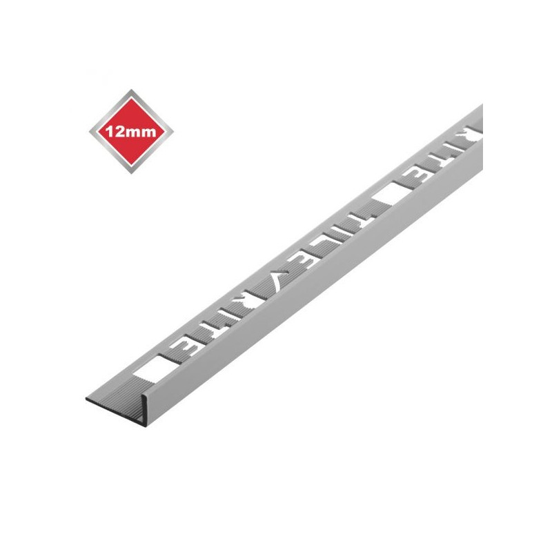 8 mm Grey L Shape PVC Tile Trim