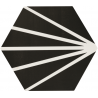 Meraki Negro Hexa 19.8x22.8