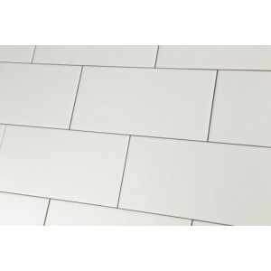 Metro Tile Flat White Matt 10x20