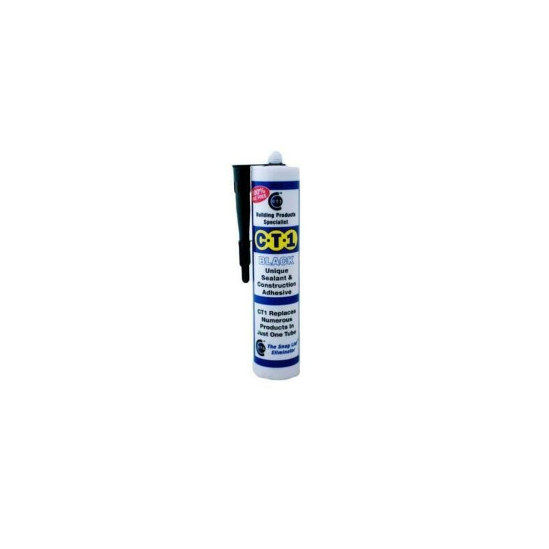 CT1 Black Unique Sealant & Construction Adhesive Colours Black 290ml