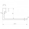 10mm PRO+90 Angle Silver L-Shape 2.5M