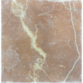 ROJO ALICANTE TUMBLED MARBLE 100X100MM