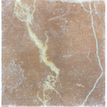 ROJO ALICANTE TUMBLED MARBLE 100X100MM