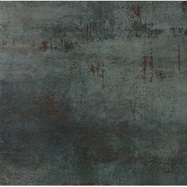 TAU Ceramica Ferrum Metallic Seagreen Semi-Polished Porcelain Tile 60x60cm