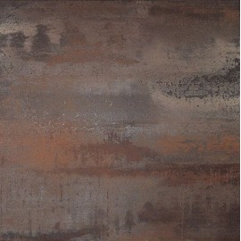 TAU Ceramica Ferrum Metallic Gold Corten A Semi-Polished Porcelain Tile 60x60cm