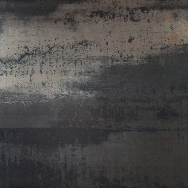 TAU Ceramica Ferrum Metallic Silver Corten B Semi-Polished Porcelain Tile 60x60cm